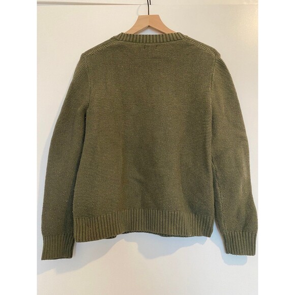 J Crew Green Sweater - Picture 2 of 3